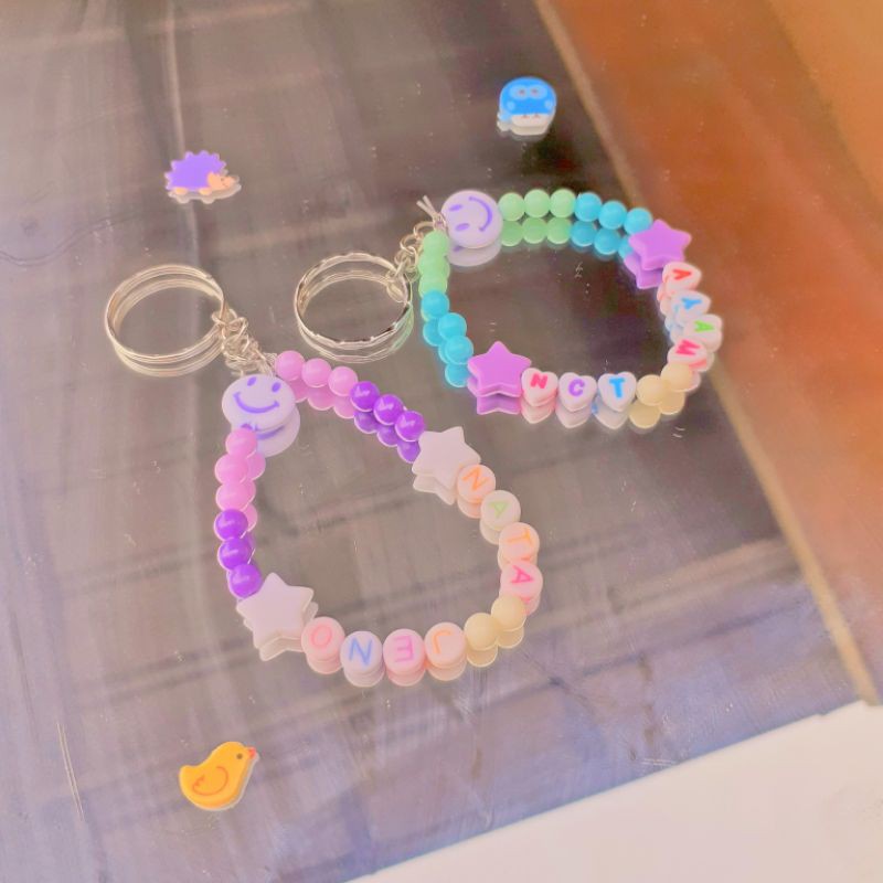 [Keyring] Gantungan Kunci Beads Custom Kpop