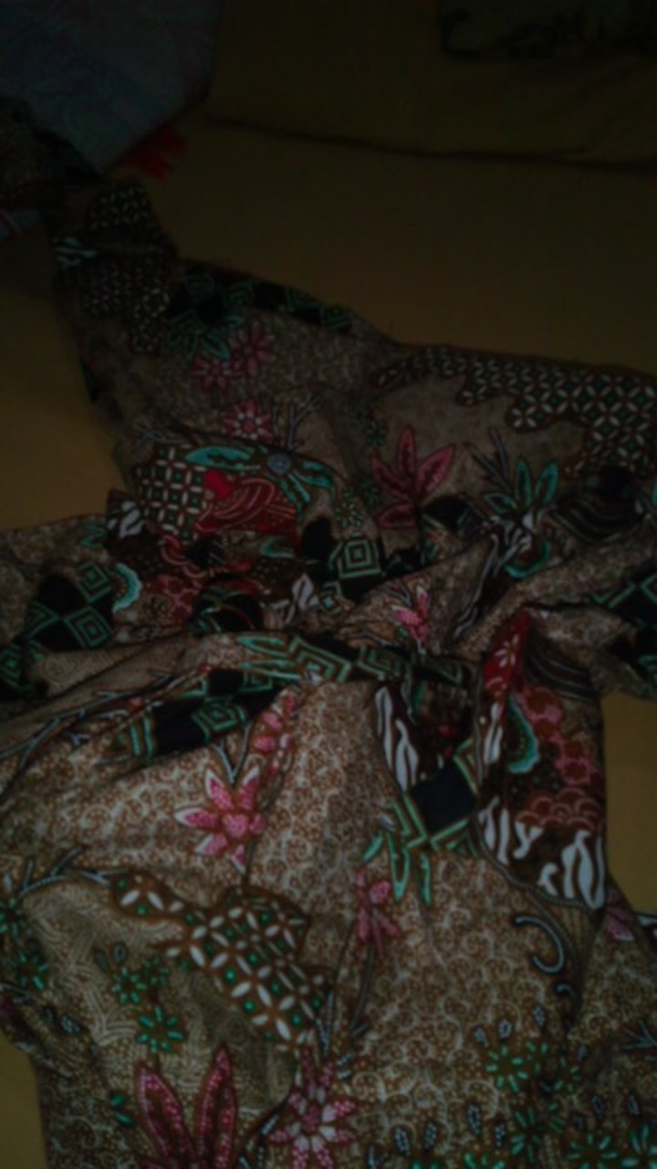 Gamis Batik (cod) Manggar Gamis Batik Pesta Model Terbaru