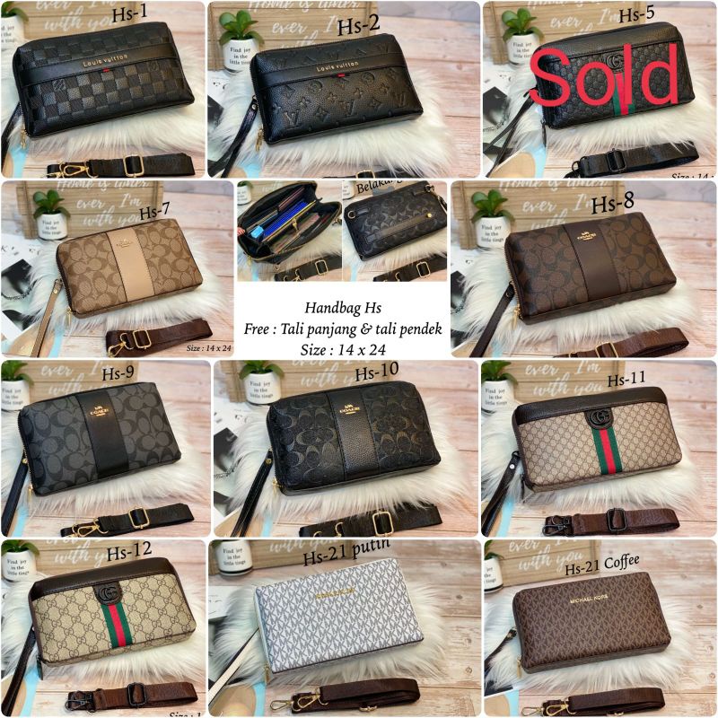 Handbag Clutch HS Bisa Slempang Import