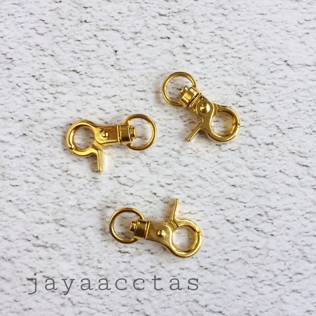 Kait tas kakatua mini 1.0 cm gold