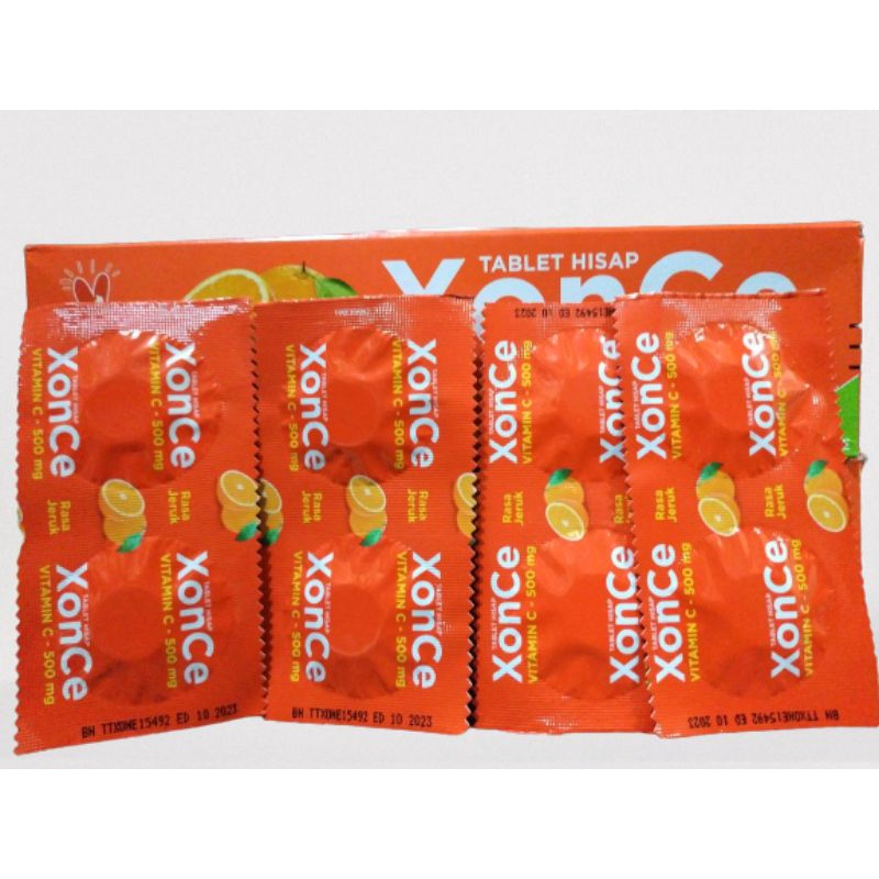 XONCE VITAMIN C  1 strip @2 tablet