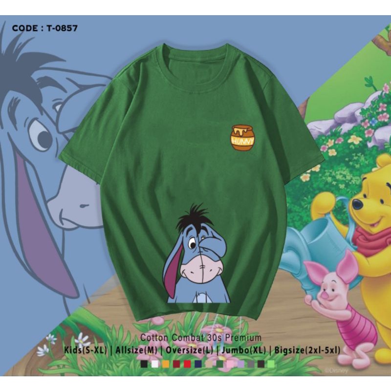 KAOS EYOR POOH/T-SHIRT KATUN EYOR POOH