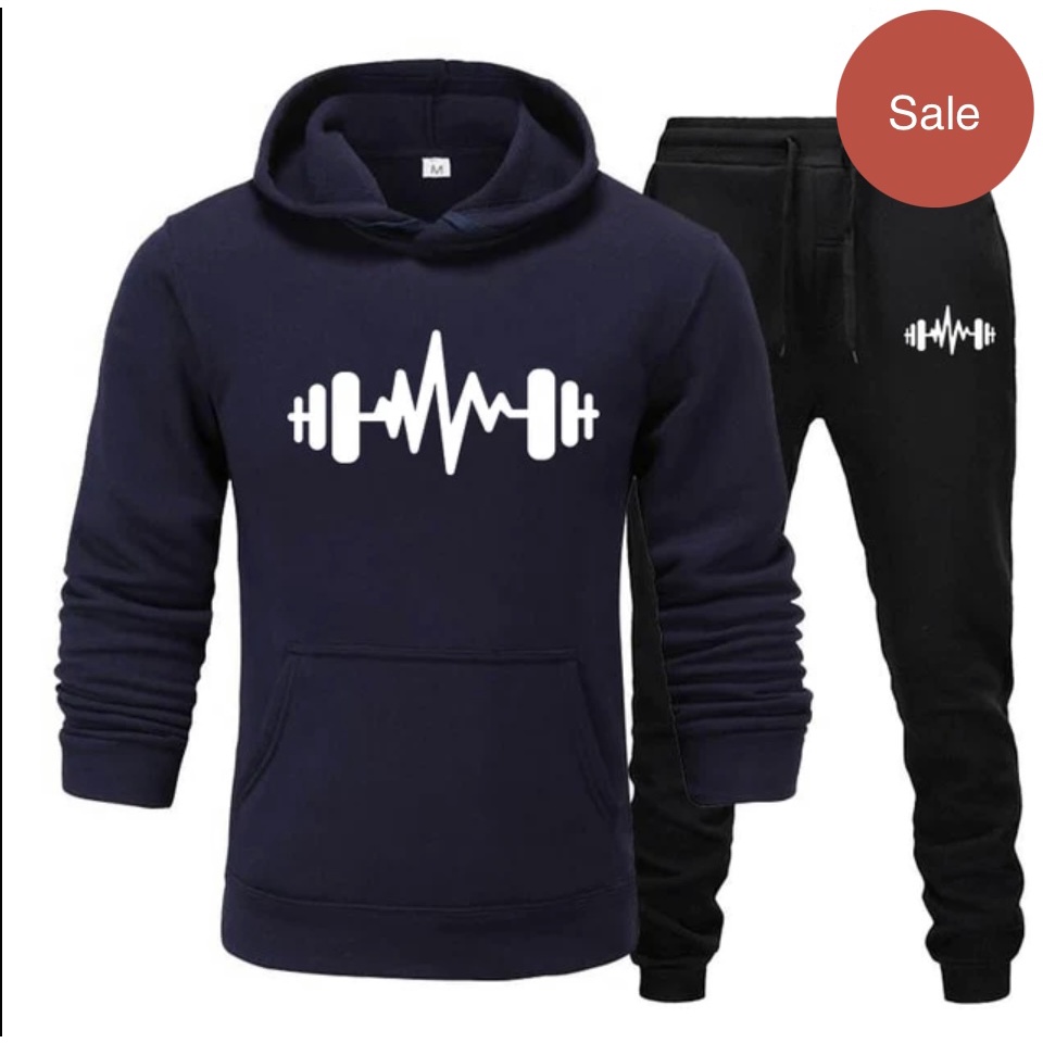 Setelan Celana Jogger &amp; Jumper Hoodie BARBEL GYM II Set sweater Hoodie dan Celana Joger Panjang ( Pria &amp; Wanita )