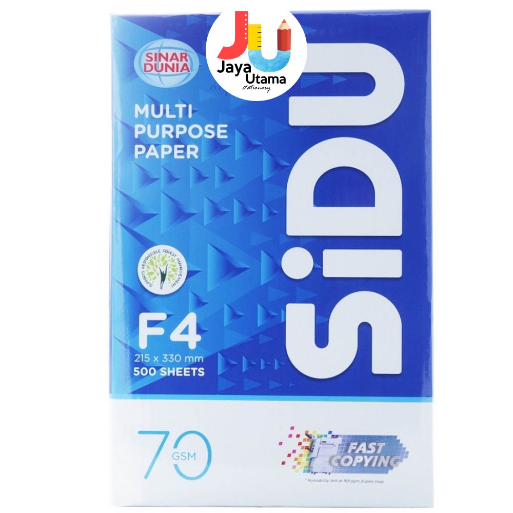 

Hvs Folio F4 Sinar Dunia 70 Gr