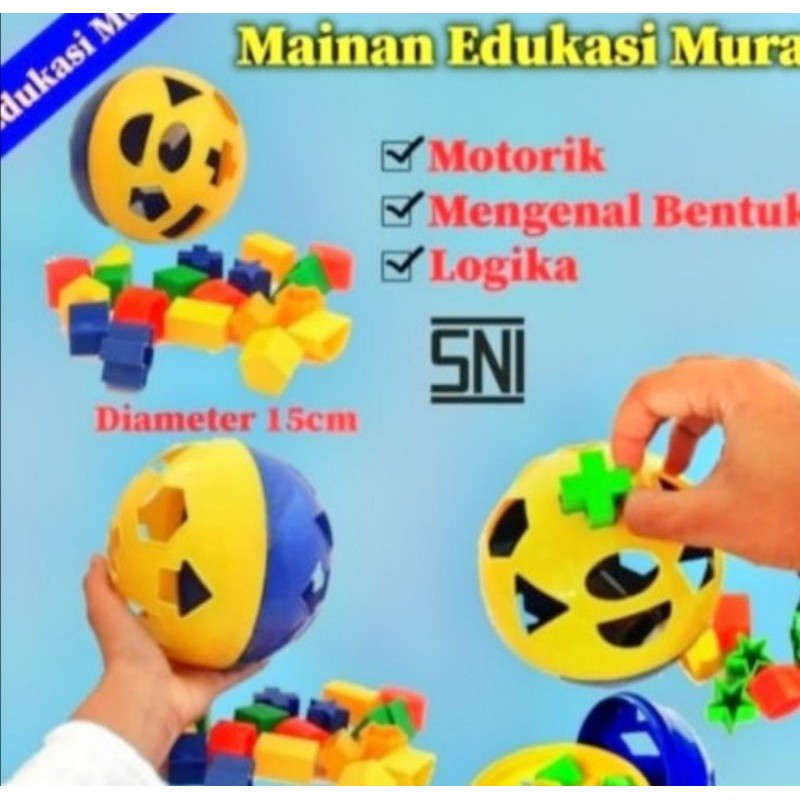 mainan edukatif bola pintar