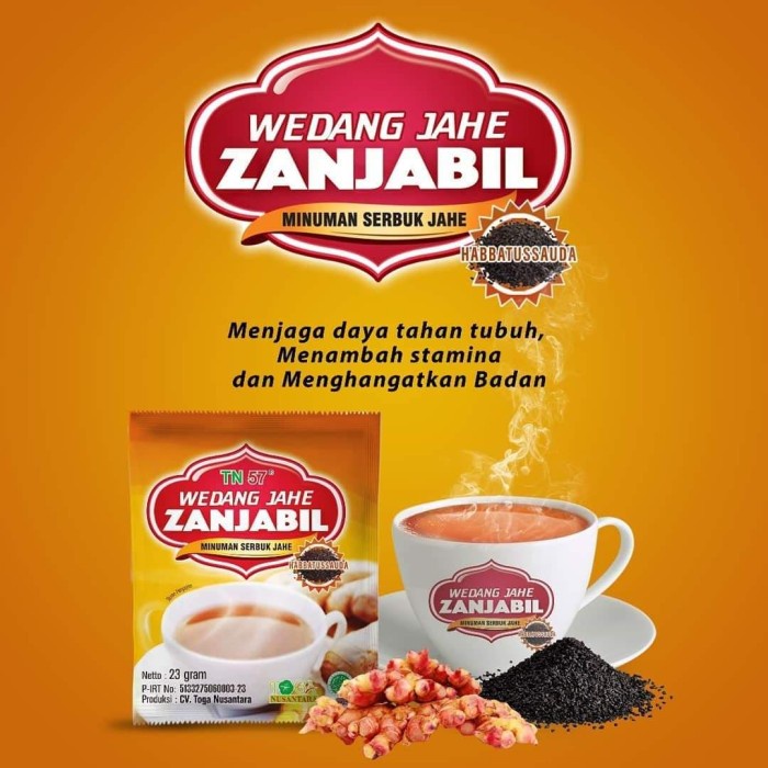 

Minuman Serbuk Wedang Jahe Zanjabil TN 57