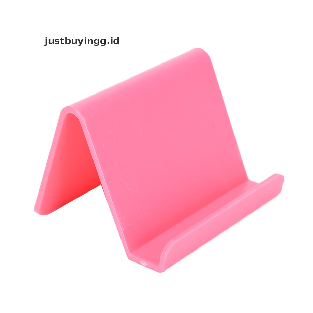 (Justbuyingg.Id) Stand Holder / Dudukan Ponsel Universal Warna Permen Gaya Simple Portabel