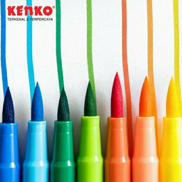 

PASTEL-DRY-OIL- KENKO DUAL TIP WATER COLOR MARKER 12C -OIL-DRY-PASTEL.