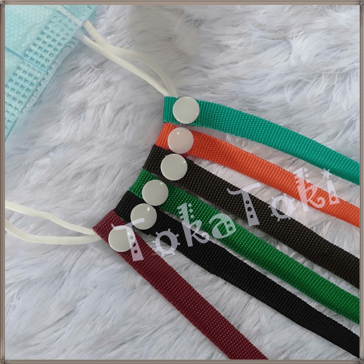 KALUNG MASKER / KALUNG MASKER KOREA POLOS / STRAP MASKER / KALUNG GANTUNGAN MASKER / TALI MASKER