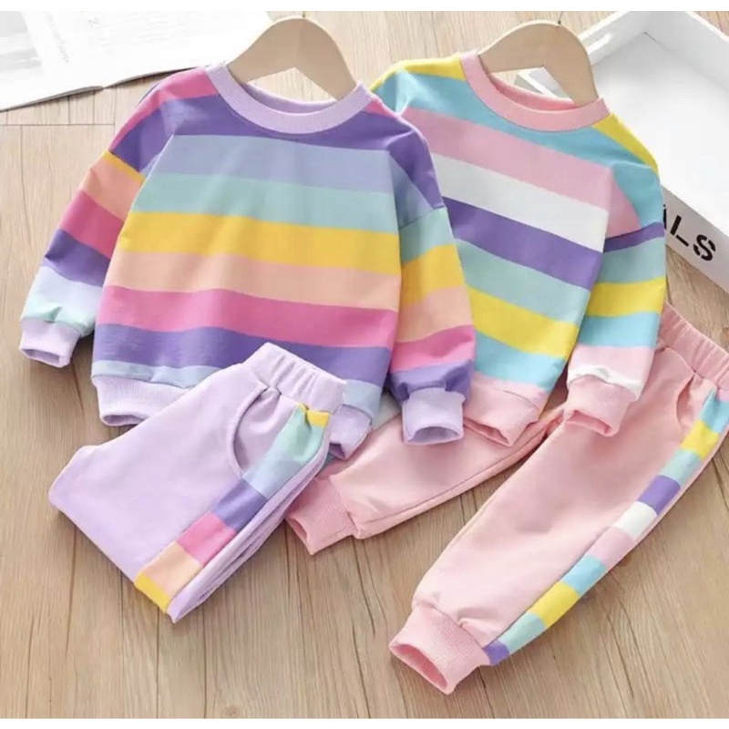 PROMO setelan sweater anak perempuan 1-5 tahun terbaru grosir