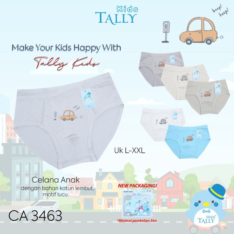 Tally Kids Boy 3463 | Cd Celana Dalam Anak Cowok Laki - Laki Segitiga