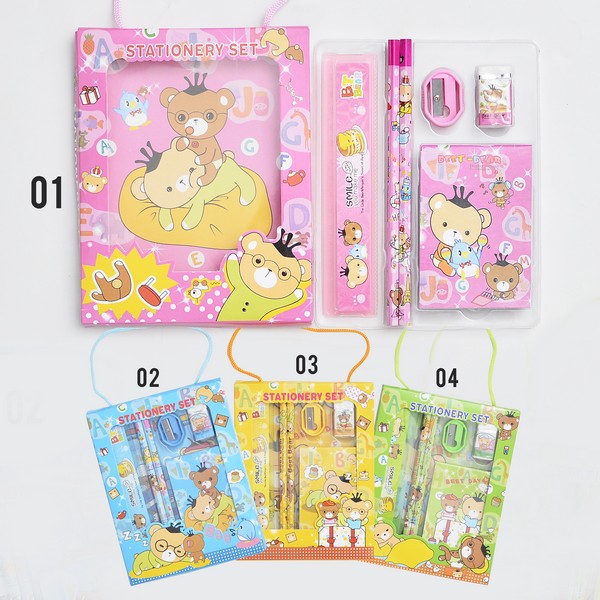 

ready stock - lkc1039 alat tulis ank / stationary set / kado anak