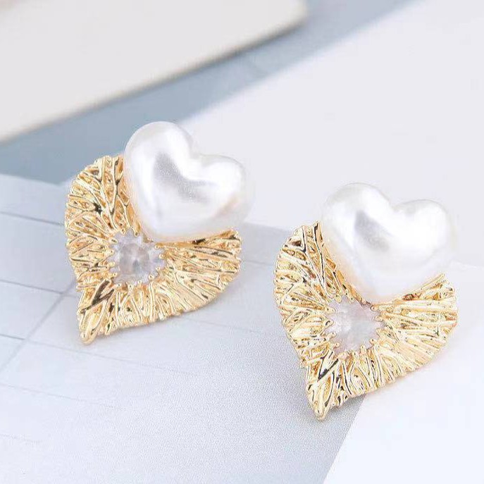 (ROWLING) Anting Love You/Fashion Wanita Love You Stud Earrings Import