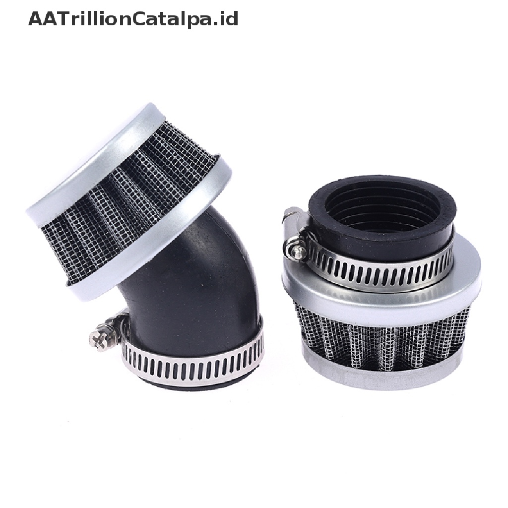 Aatrillioncatalpa Filter Udara Mini Luruslengkung 35mm Untuk Motor Dirt Pit Bike