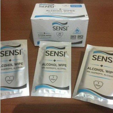 Sensi Alcohol Wipes 20 pcs