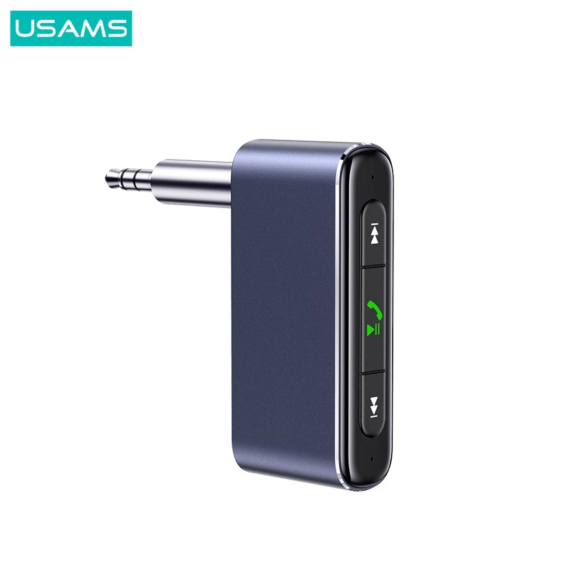 USAMS SJ519 Car Bluetooth Receiver Aux 3.5mm Mini Wireless Audio Receiver