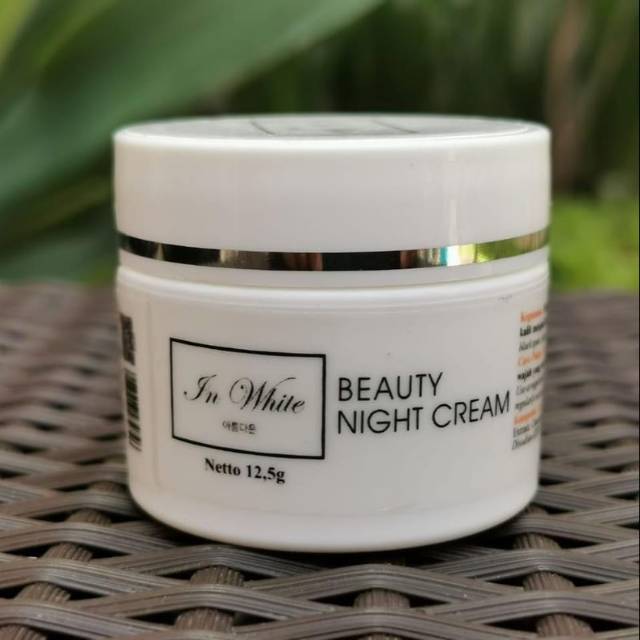 Night cream inwhite