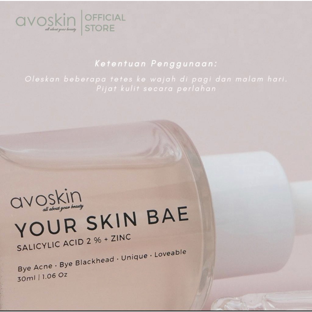 Avoskin Your Skin Bae Salicylic Acid 2% + Zinc Serum 30ml