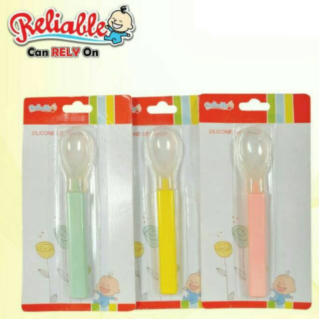 Sendok bayi silicone / Silicone spoon reliable