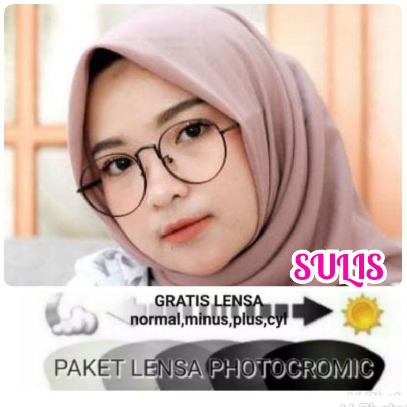 frame 9216 kacamata+ photocromic/blueray minus/normal.