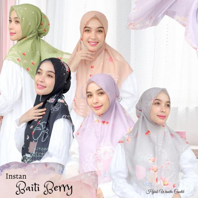 Hijabwanitacantik - Instan Baiti Berry | Hijab Instan PROMO