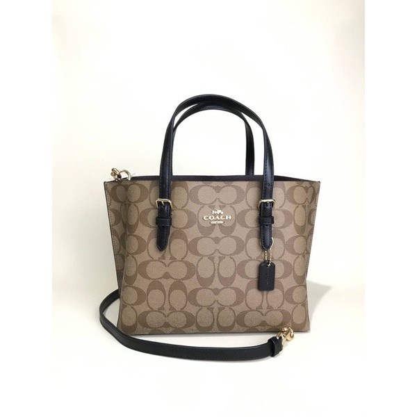Tas Coach 4250 Mollie Mini Tote Bag In Khaki Black