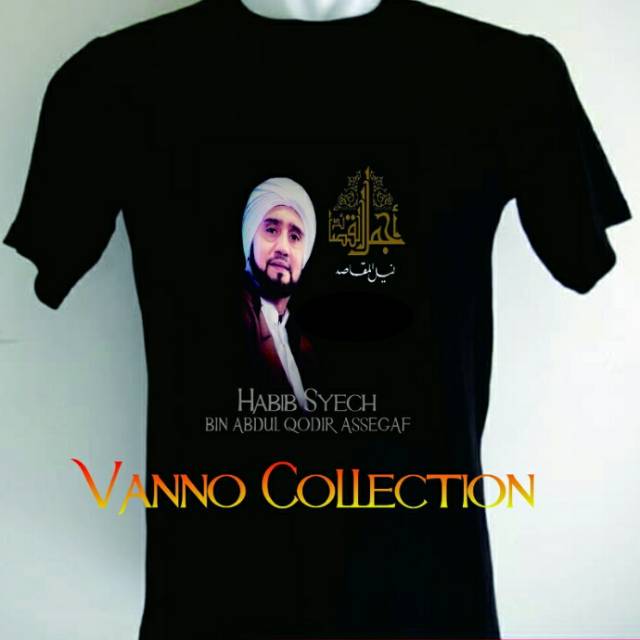 KAOS SABLON DIGITALPRINT/ HABIB SYECH / HABIB UMAR /KAOS SABLON KATUN COMBED 30S