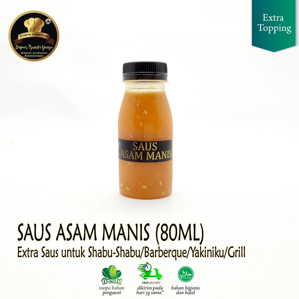 

Saus Asam Manis Shabu Grill 80 ml (Halal Food)