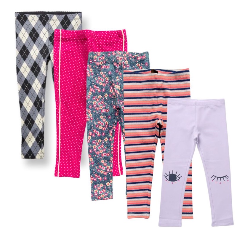 Legging Panjang Motif Anak Perempuan Tea