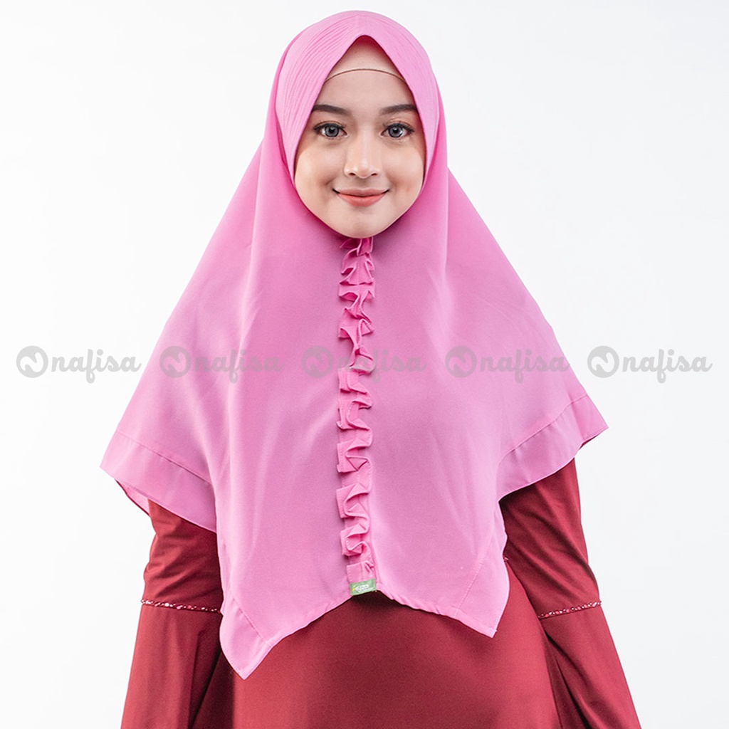 Jilbab Instan Feyza Alsava - Bergo Instan Diamond Crepe