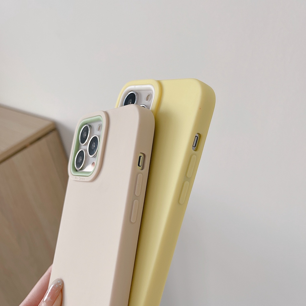 3in1 Soft Case Pelindung Lensa Kamera Shockproof Anti Jatuh Untuk iPhone 13 12 11 Pro Max X XS Max XR