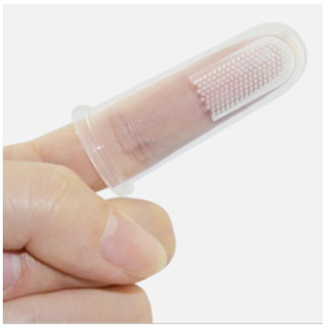 Sikat Gigi Bayi Lidah Jari Silikon Baby Finger Tooth Brush