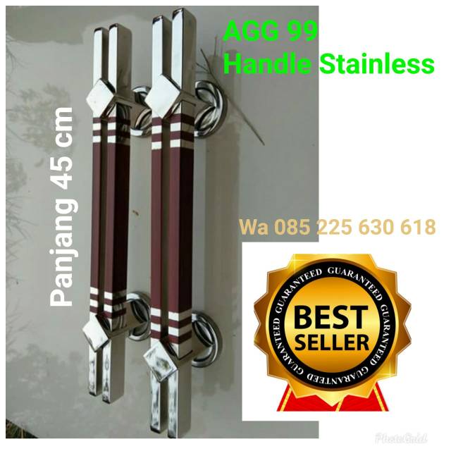 Terlaris Handle stainless twin brown Termurah gagang tarikan pintu minimalis twin