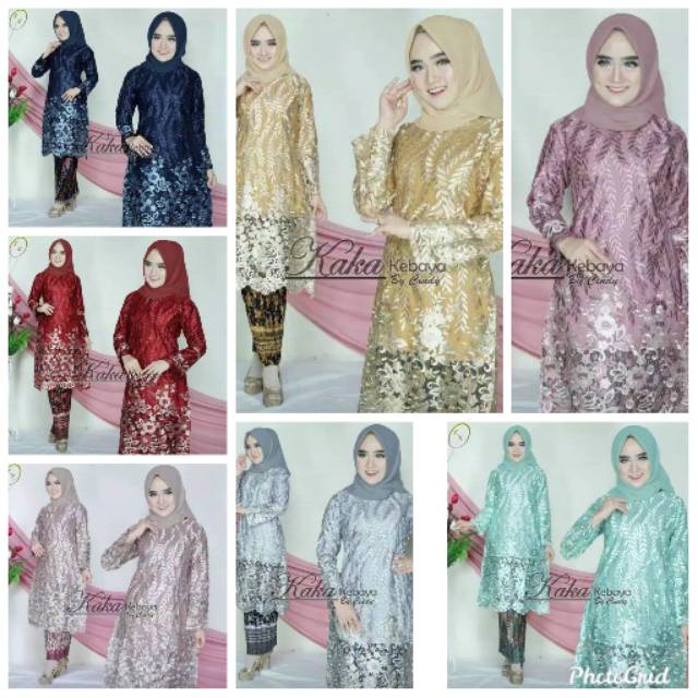 KEBAYA TUNIK TULLE/KEBAYA MODERN/KEBAYA KEKINIAN/KEBAYA KONDANGAN/KEBAYA KELUARGA