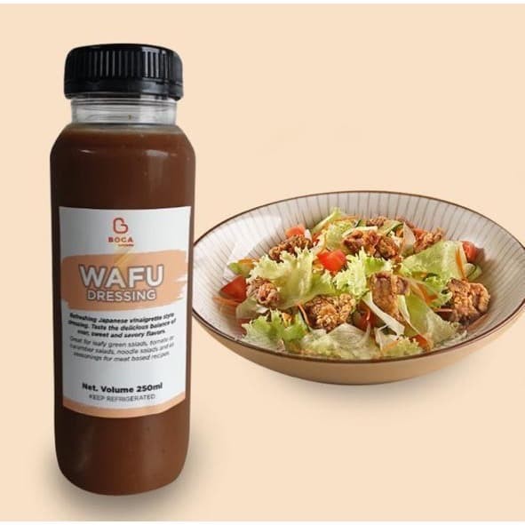 

BOGA KITCHEN Wafu Dressing For Salad (250 mL) | Super Refreshing