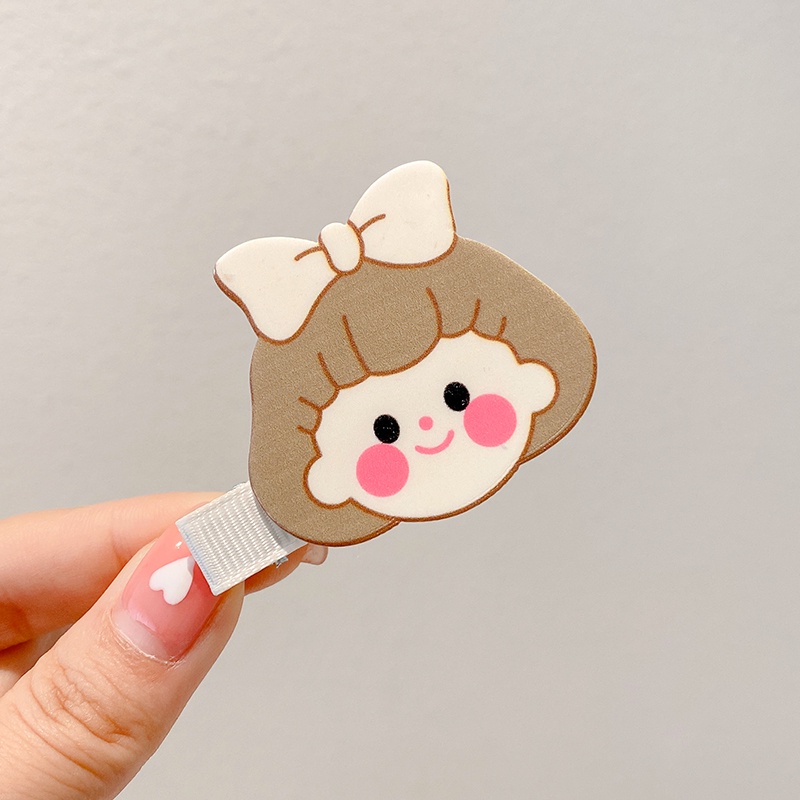 2022 Jepit Rambut Bentuk Bebek Kartun Gaya Korea Untuk Anak Perempuan