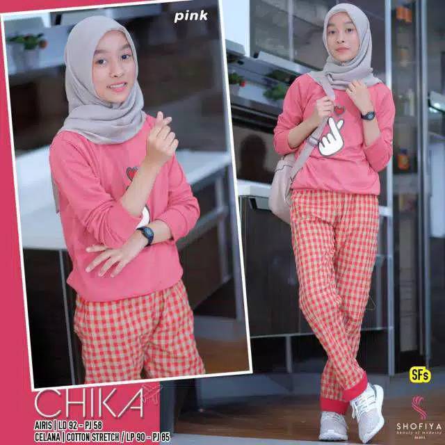 Setelan simple dan kece chika Set Ori Shofiya