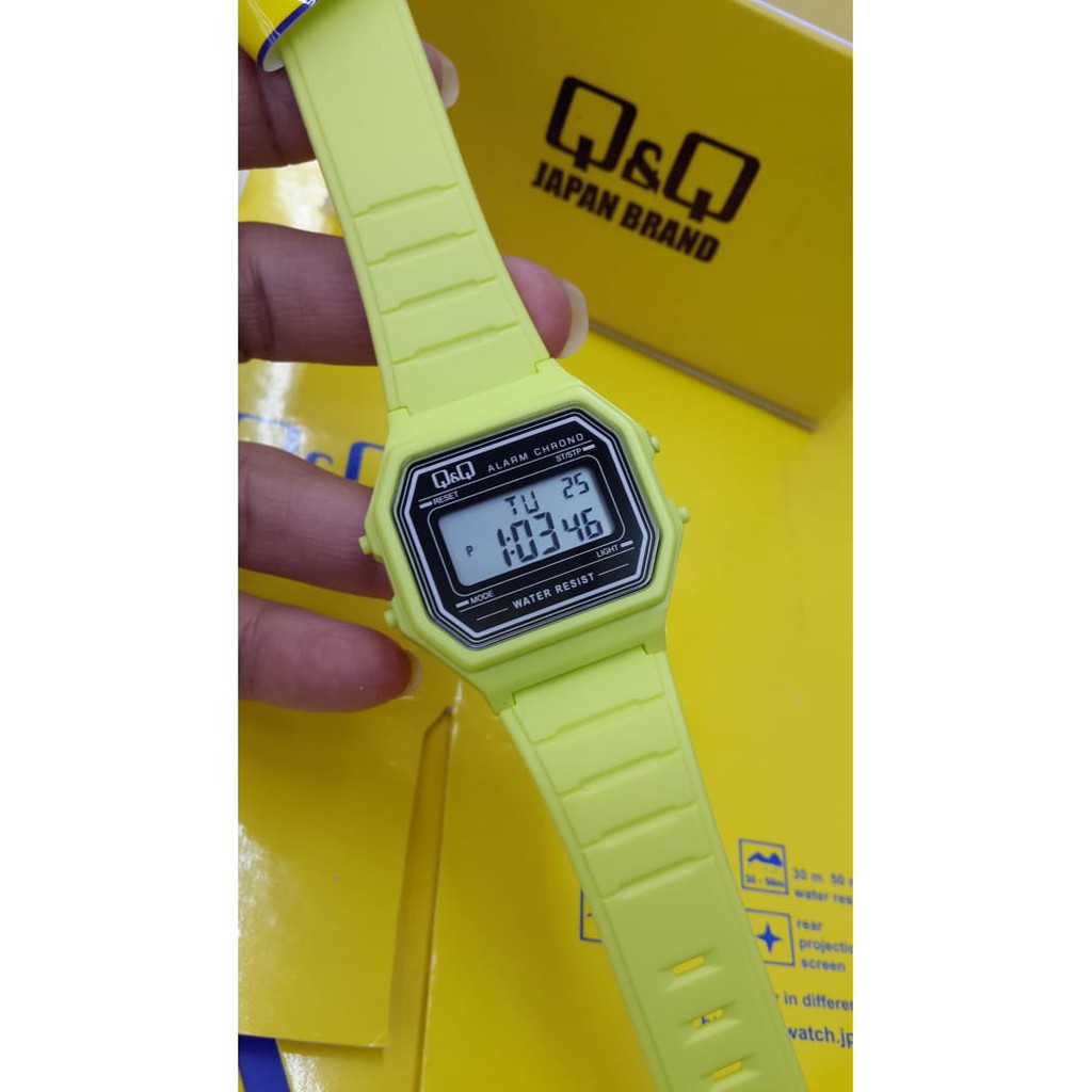 Jam tangan Q&Q M173J016Y Original Anti air untuk pria wanita anak Sudah Include box bisa berenang