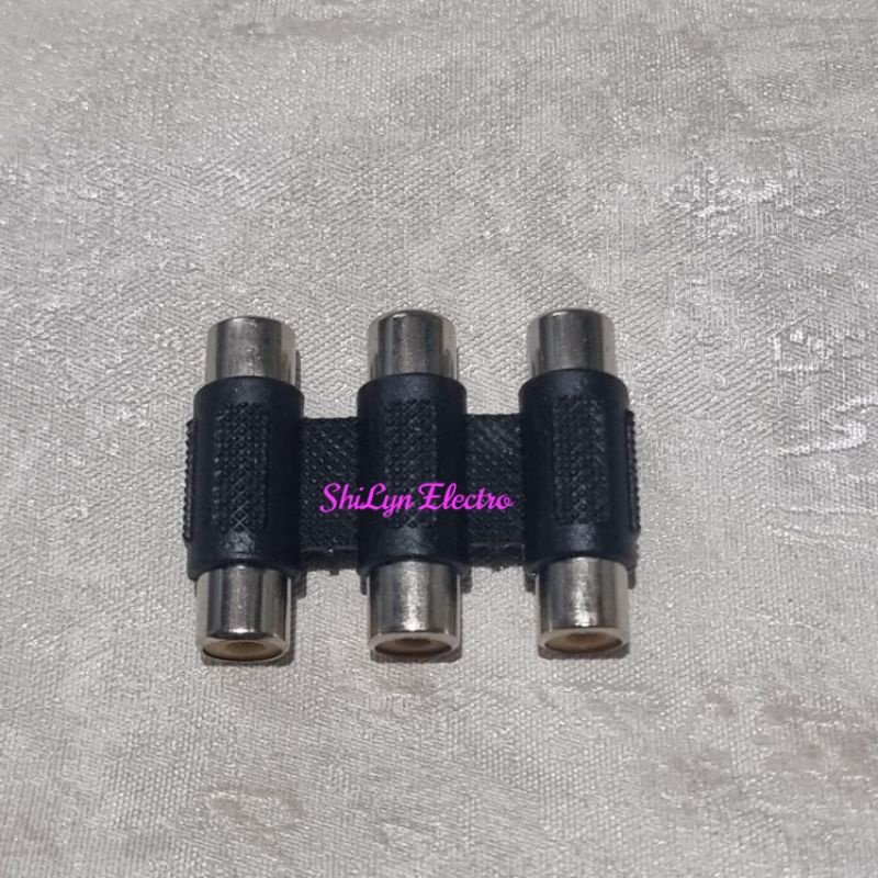 COVER TRIPLE RCA SAMBUNGAN 3 CABANG