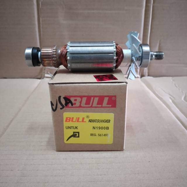 BULL ARMATURE ANGKER UNTUK MESIN SERUT KAYU MAKITA N1900B