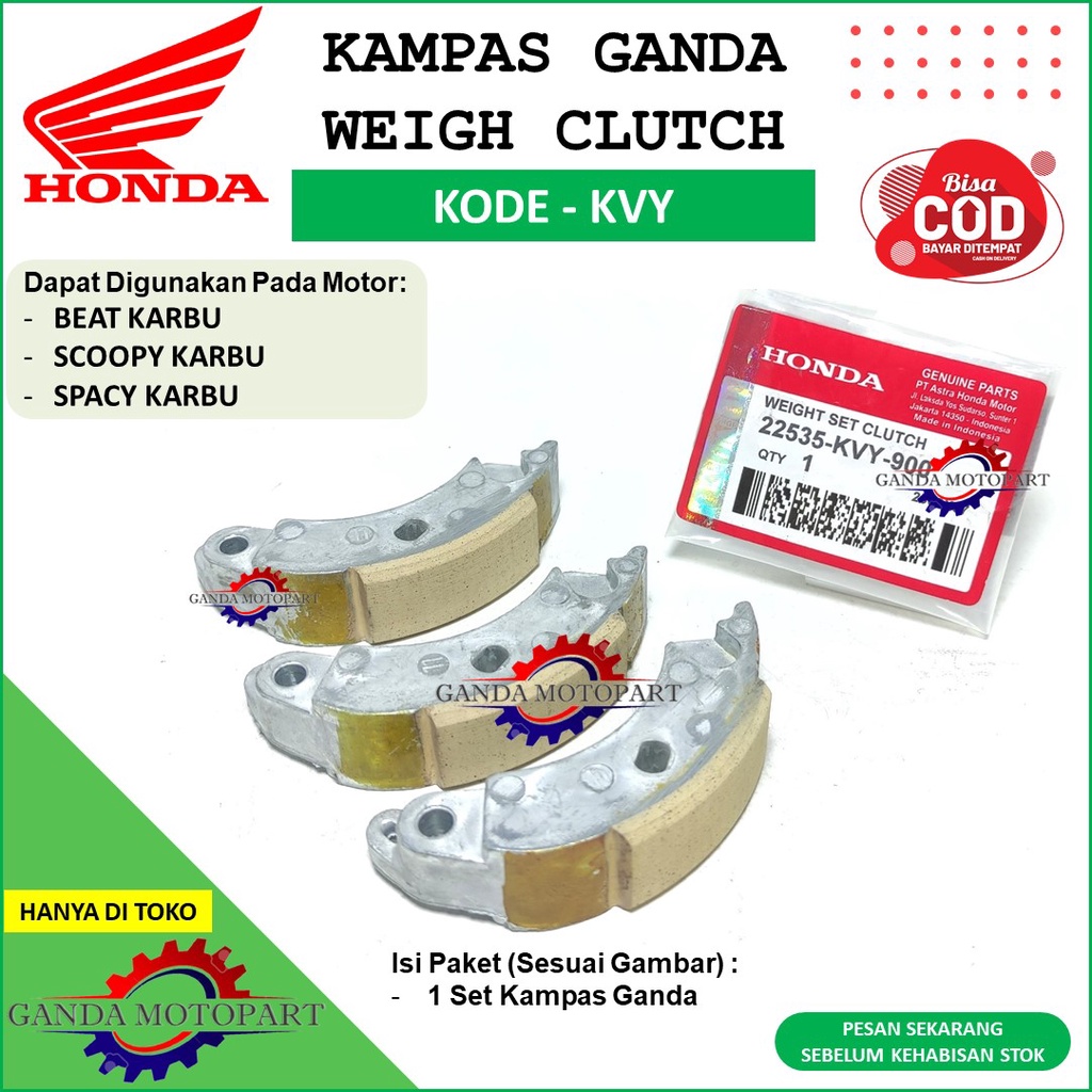 KAMPAS GANDA BEAT KARBU SCOOPY KARBU SPACY KARBU / KAMPAS GANDA KVY