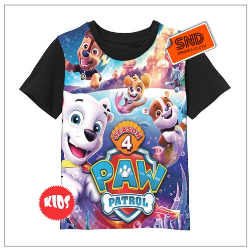 Kaos Anak Paw Patrol Baju Anak Anime Umur 1 12 Tahun 31 Sbl - Game Pakaian Anak Laki Laki Perempuan 