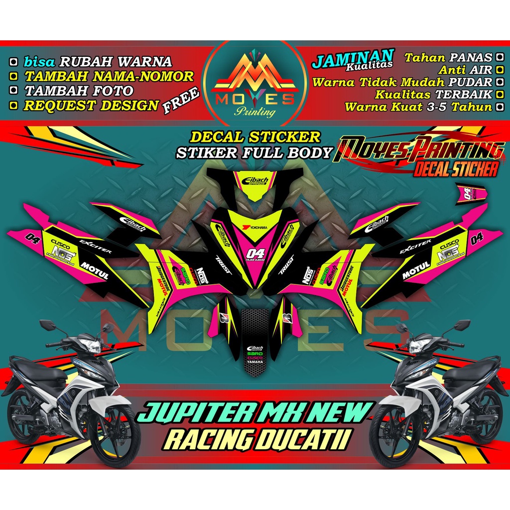 Decal jupiter mx 135 new fullbody - decal yamaha jupiter mx 135 new fullbody