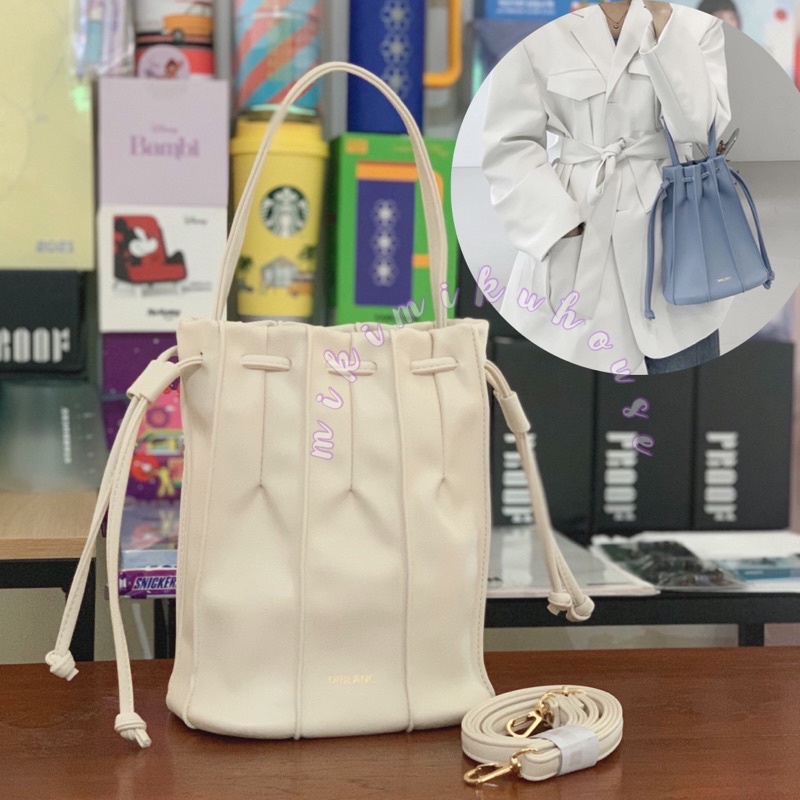 DIBLANC KOREAN BAG TAS SLING CROSSBODY TAS CROSS BODY SELEMPANG MINI PLEATS PLEAT