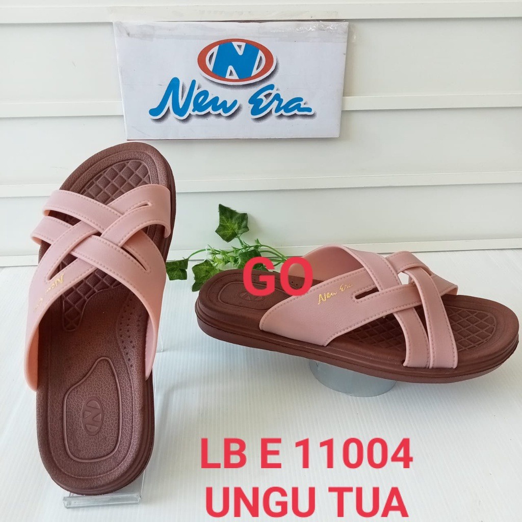 gof NEW ERA LBE 11004 Sandal Wanita Slip On Sandal Casual Wanita Size 37-41