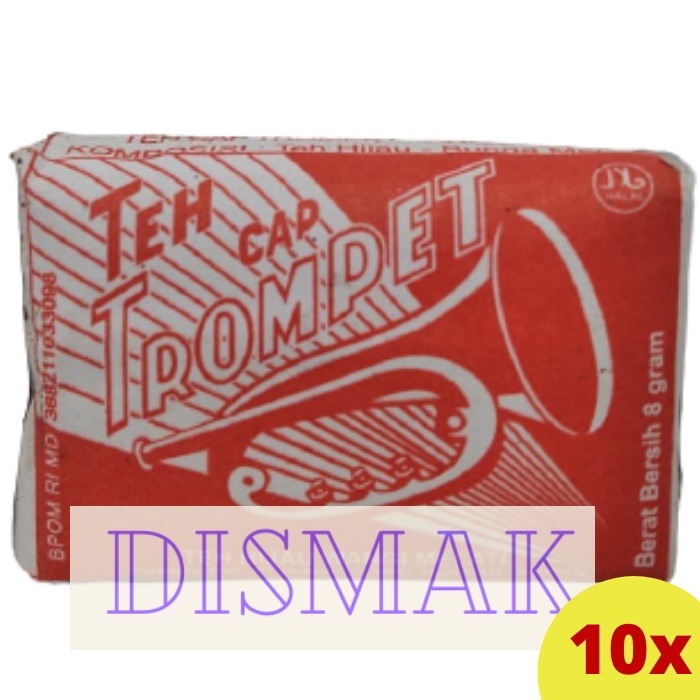 Teh Cap Trompet 10 pcs x 8 gram