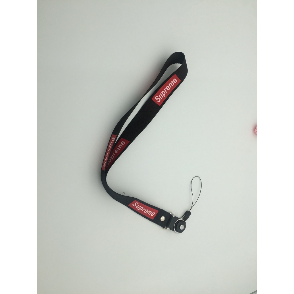 Tali Lanyard Gantung Leher Holder Handphone / Kartu ID / Kunci Tahan Lama