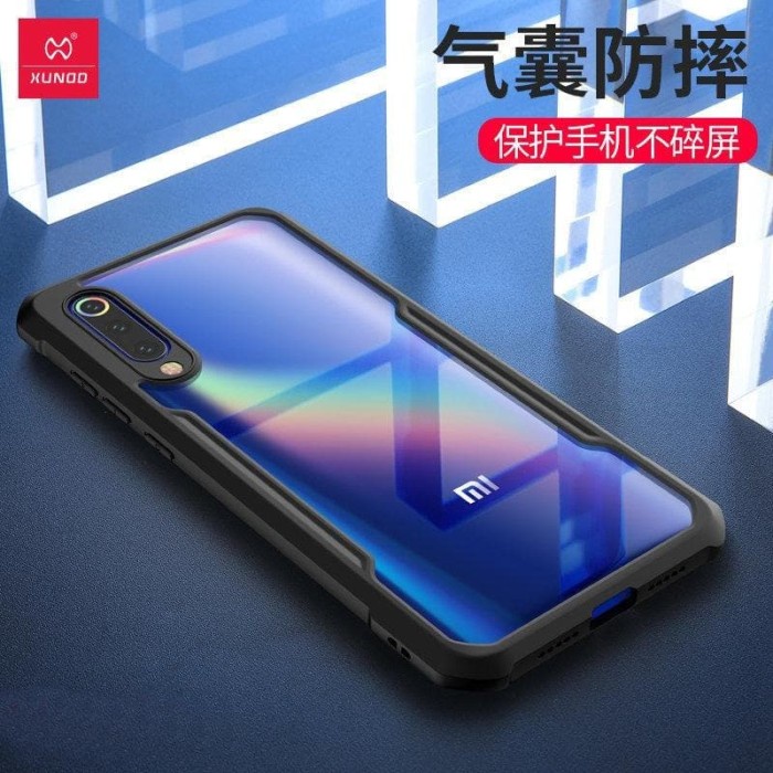 Anti Shocking Xiaomi Redmi 10 10 Prime 6.5 Inch Hardcase Fusion List Hitam Acrylic Case