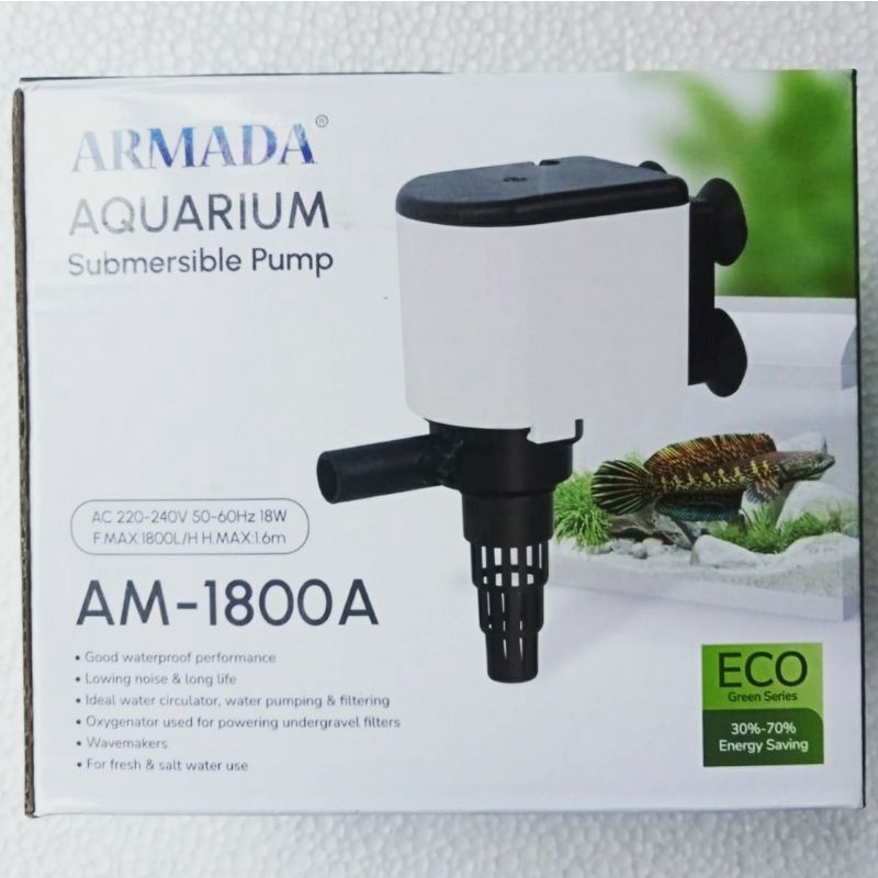 power head ph ARMADA AM 1800 A mesin pompa filter celup aquarium water pump