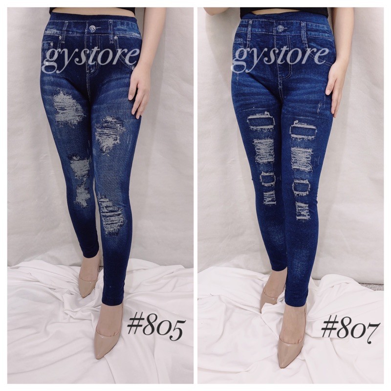 Legging Jeans Import Tebal